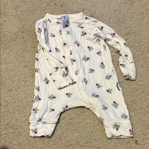 Charming Floral Kids Footie